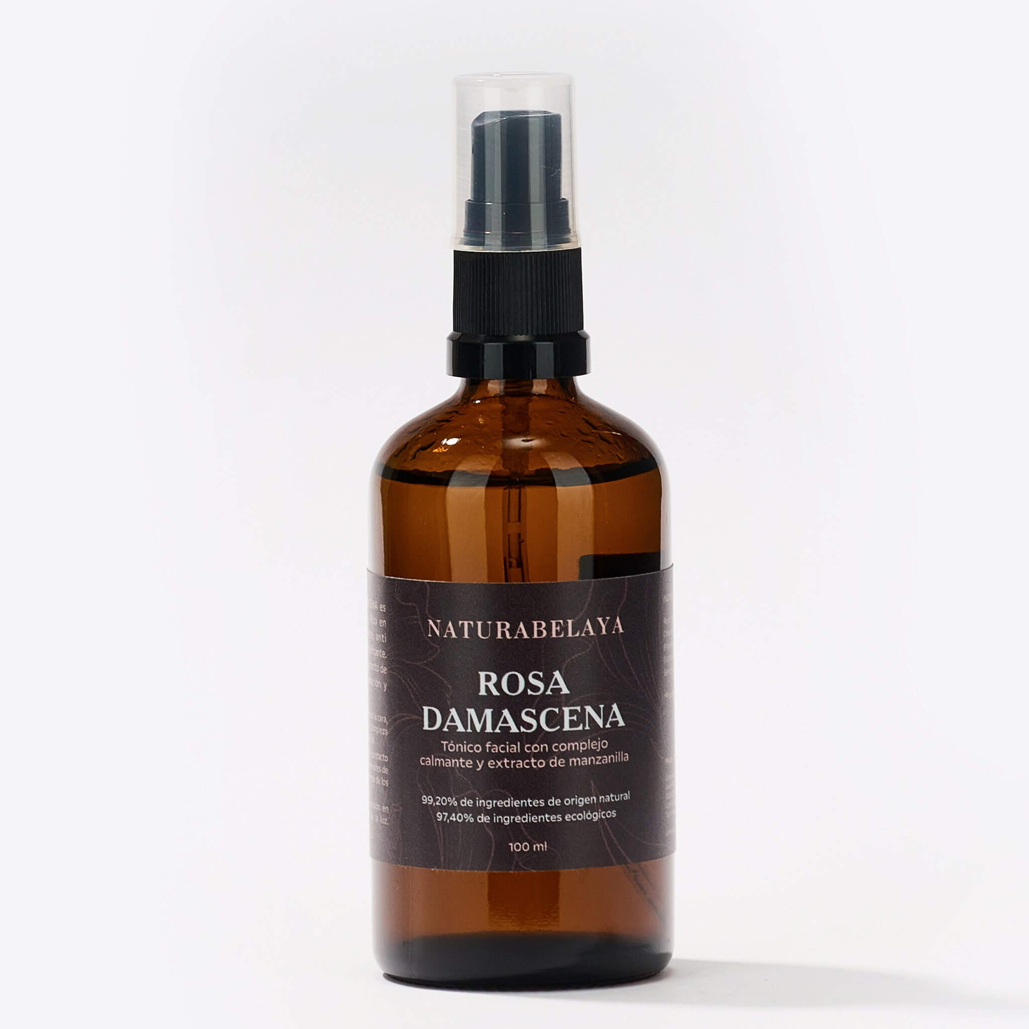 Tónico facial Rosa Damascena con complejo calmante y extracto de manzanilla