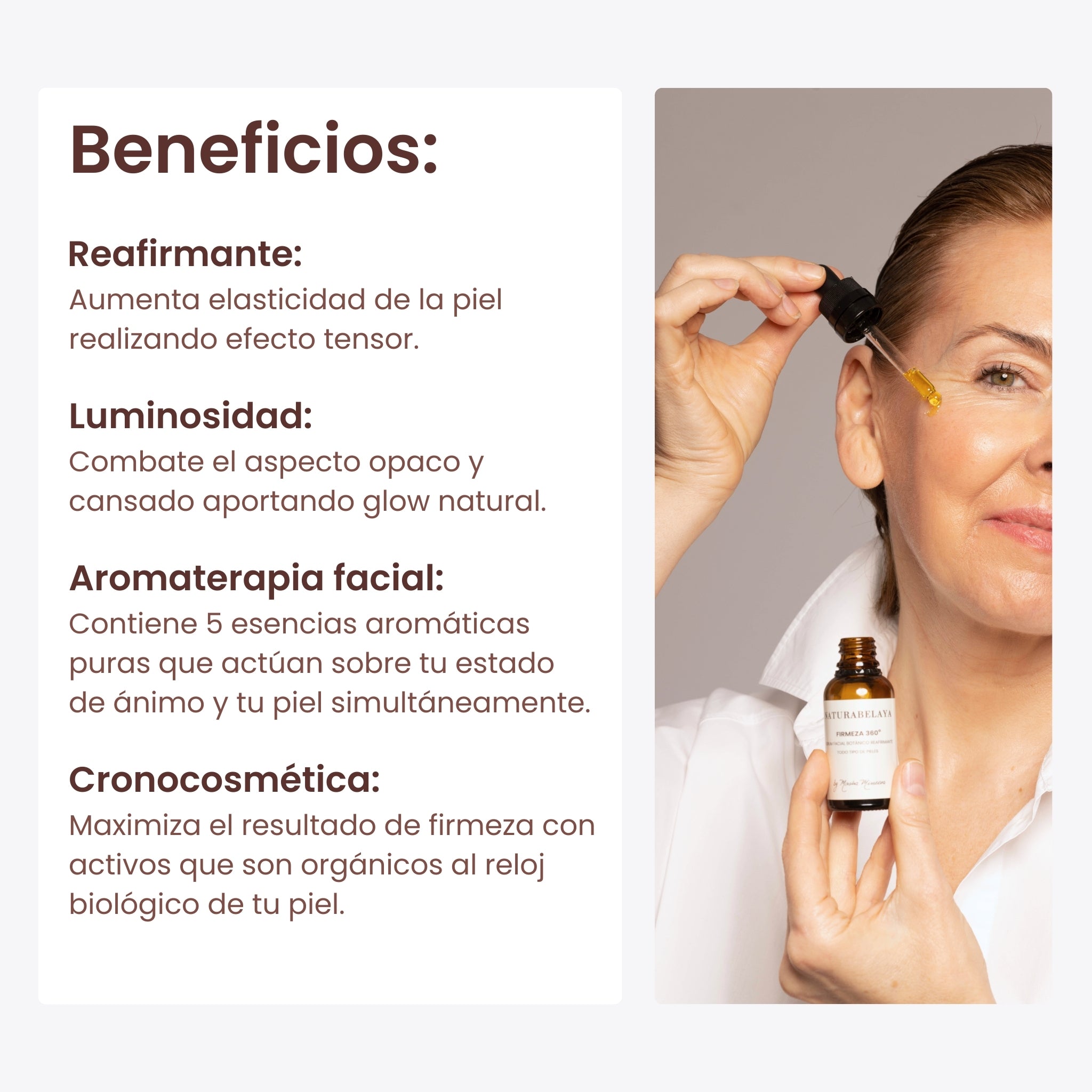 Serum facial botánico reafirmante Firmeza 360º