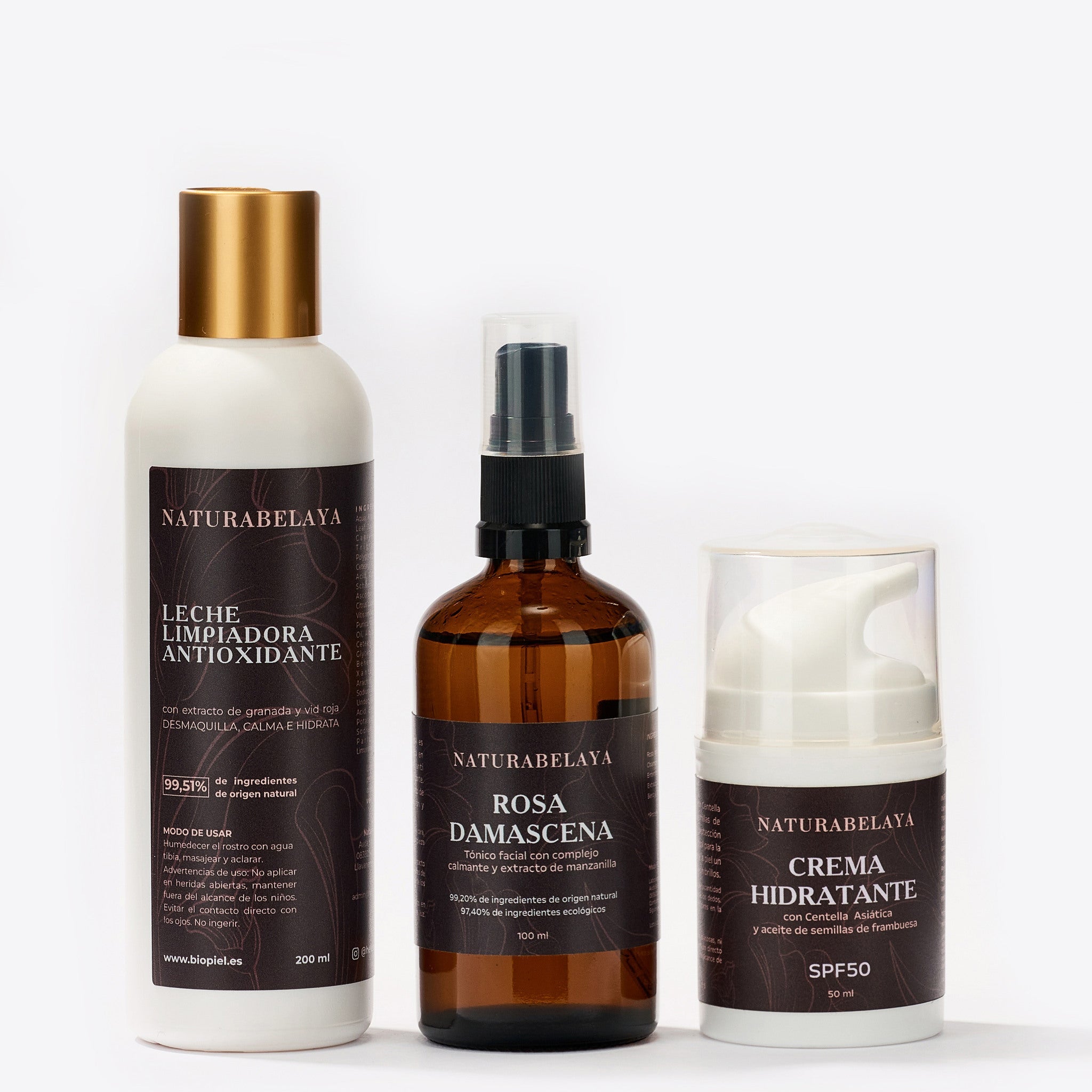 Set -  ahorro  hidratante con SPF50