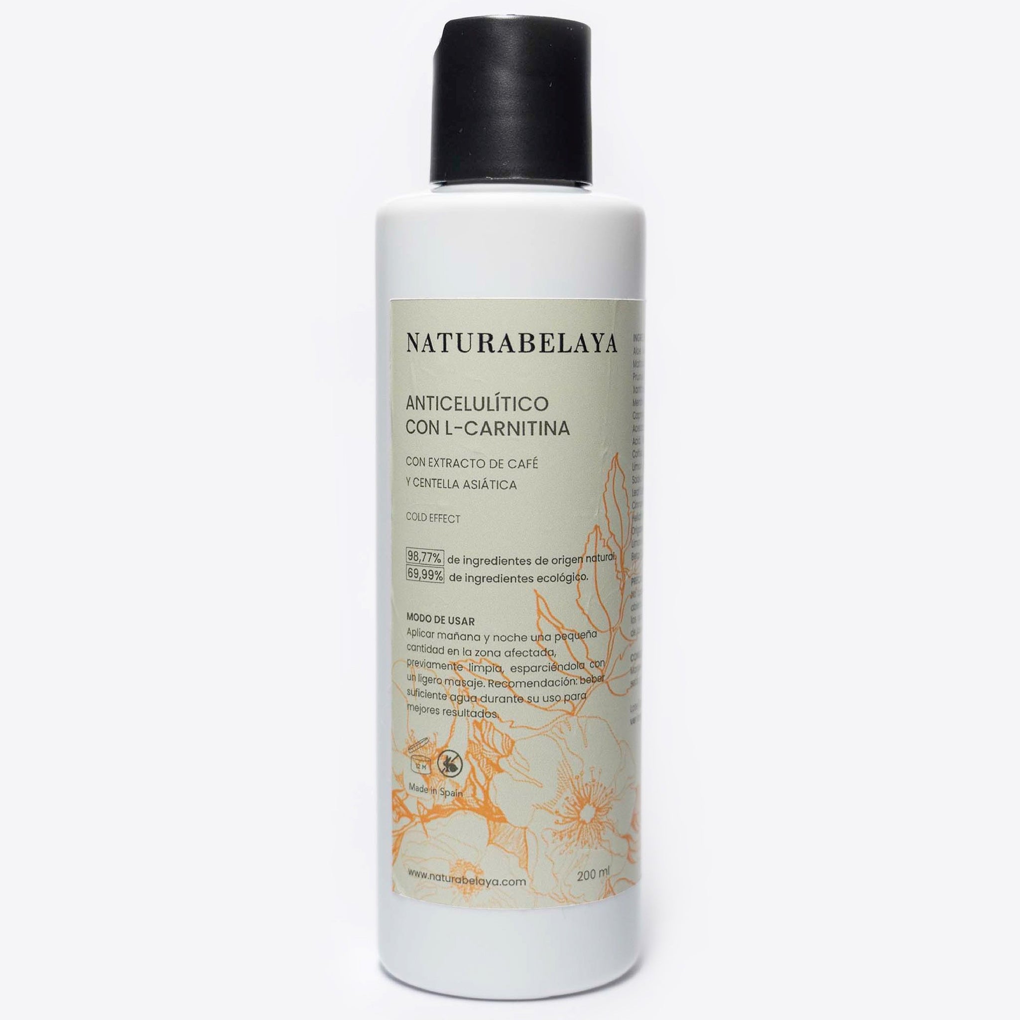Gel anticelulítico con L-Carnitina y Centella Asíatica