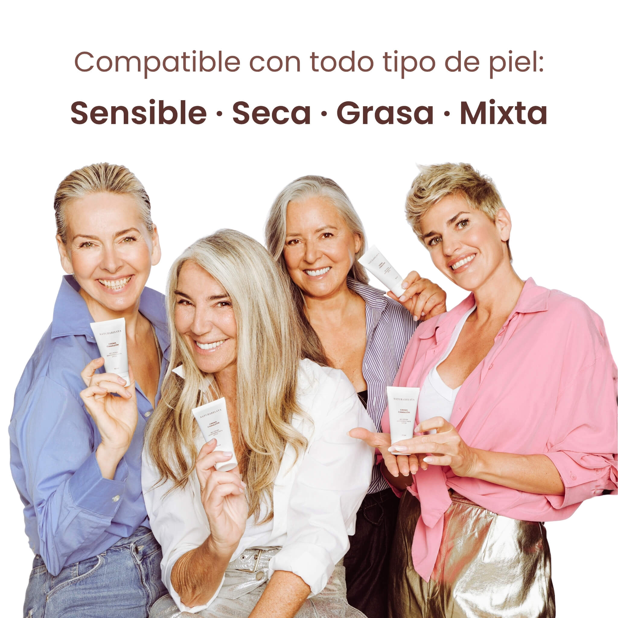 Crema de día hidratante antimanchas con protección SPF30 Camaleón