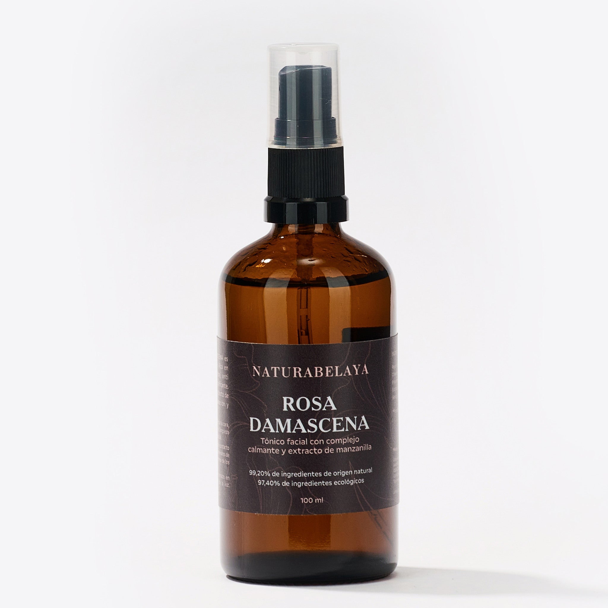 Tónico facial Rosa Damascena con complejo calmante y extracto de manzanilla