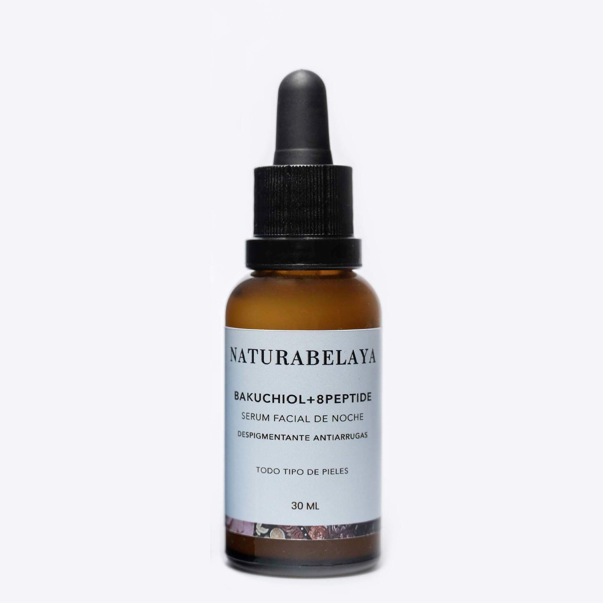 Serum de noche antiarrugas despigmentante Bakuchiol + 8Peptide