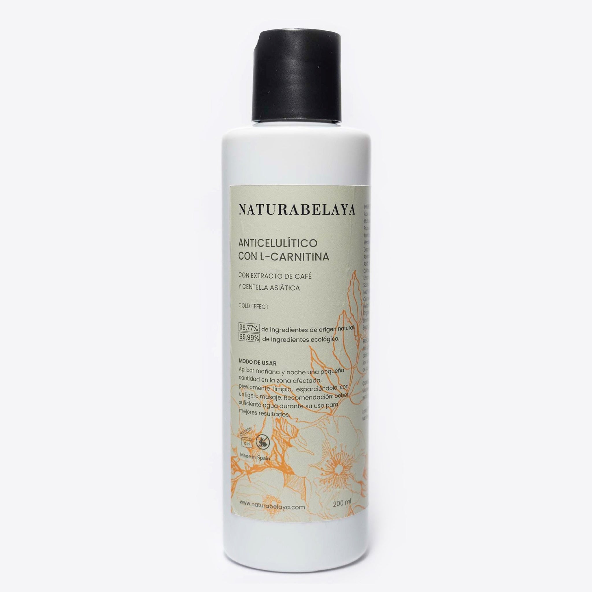 Gel anticelulítico con L-Carnitina y Centella Asíatica