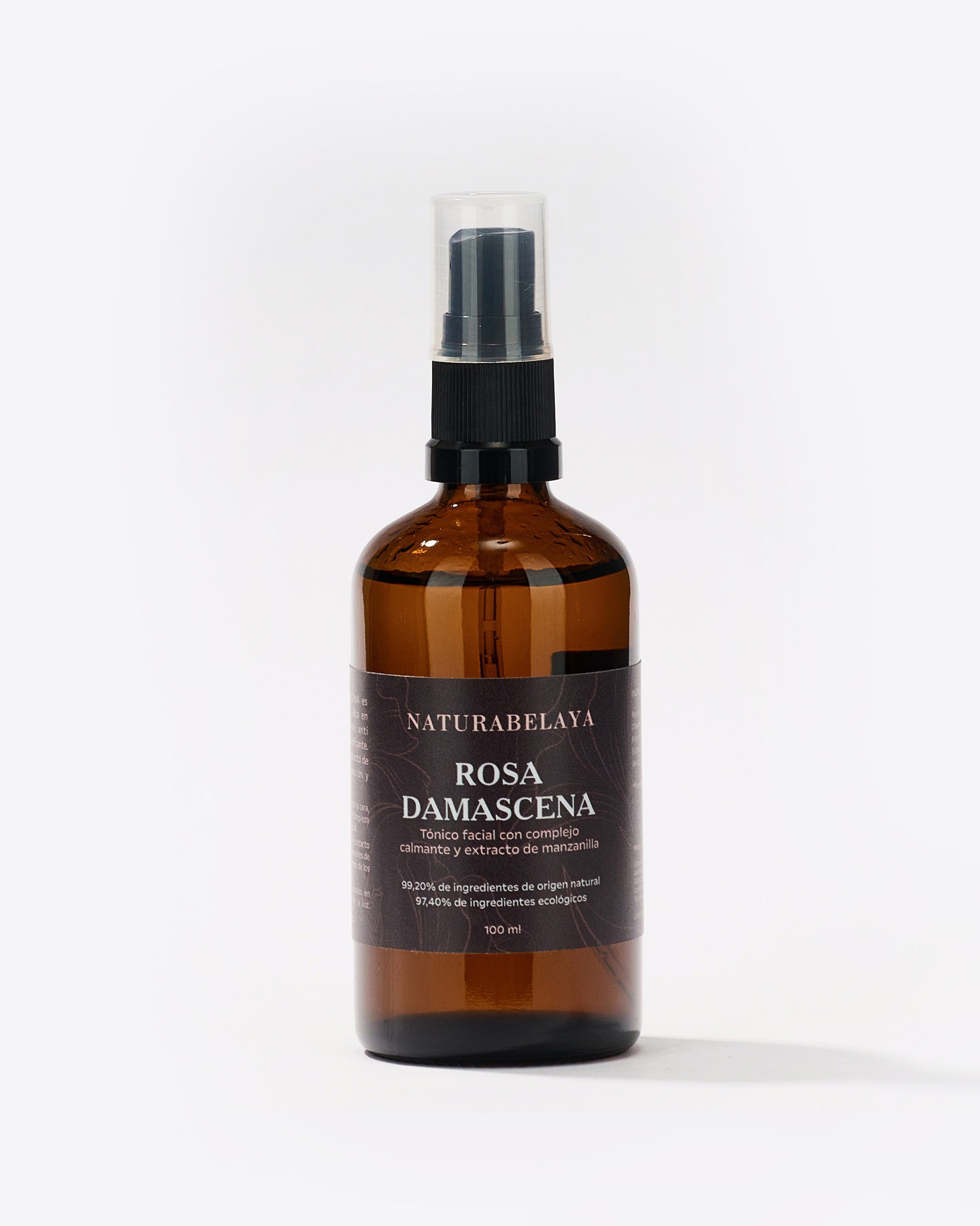 Rosa Damascena facial toner with calming complex and chamomile extract
